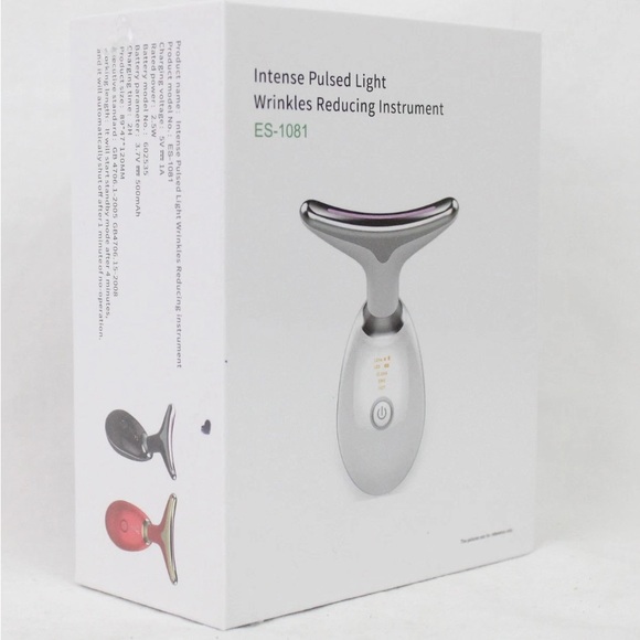 NIB Intense Pulsed LED Light At-Home Skin Care Wrinkle Reducer & Massager - Picture 8 of 9